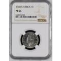 2ND FINEST - 1948 UNION 1 SHILLING - PF66 - NGC GRADE - ONLY 1120 MINTED - COIN 4 OF 9 ON AUCTION