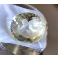 COLLECTORS 3.345cts - LIGHT YELLOW - SAPPHIRE - OVAL CUT - PERFECT CUT & SHINE