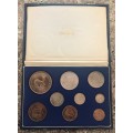 HIGH GRADE - 1956 RSA SHORT **PROOF SET - SAMINT ISSUE IN ORIGINAL STATE AND BOX - VALUE - R2550