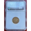 1895 ZAR 1/2 POND ** AU58 ** NGC GRADED HERNS IN UNC R50 000.00 & 25000 IN XF