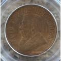 1898 ZAR 1 PENNY ** MS64RB ** PCGS GRADED HERNS IN UNC R3000.00 - THIS IS RED BROWN