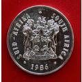 1986 SILVER RAND - YEAR OF THE DISABLED - PROOF