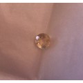 CERTIFIED 1.84 cts NATURAL CITRINE - ROUND cut - medium yellow orangy - COA included (EGL)