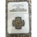 2011 SARB 90th ANNIVERSARY R5 COIN - MS66 - NGC GRADE