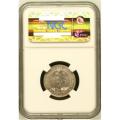 1924 UNION SA 1 SHILLING MS62 - NGC GRADED-BOOK VALUE - R20,000 IN UNC ungraded