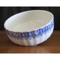 BLUE + WHITE BUTTER DISH TOP=TIEFENFURT=CHINA BLAU=Germany=add side plate for complete dish=STUNNING