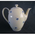 COFFEE or HOT WATER POT EAMAG PORCELAIN Schönwald GERMANY BLUE & WHITE Really Stunning & Scarce!!!