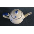 COFFEE or HOT WATER POT EAMAG PORCELAIN Schönwald GERMANY BLUE & WHITE Really Stunning & Scarce!!!