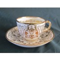 HEAVILY GILTED Tea Cup and Saucer ABSOLUTELY STUNNING!!!!! NO NAME PATTERN NUMBER 2431.