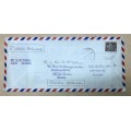 JAPAN AIRMAIL LETTER to WHITE RIVER forwarded to VRYHEID via NELSPRUIT SOUTH AFRICA 1922??