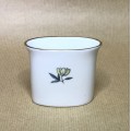 ROYAL WORCESTER BOXED SET 3 PIECES 2 PIN DISHES TOOTHPICK HOLDER FLORAL FLOWERS LEAVES PLANTS.