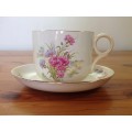 Royal Winton Grimwades GIANT CUP and SAUCER ENGLAND 1938 Floral FLOWERS!! COFFEE!! TEA!!
