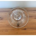 CRYSTAL GLASS TABLE BELL=STUNNING PING!!!