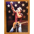POSTCARD POST CARD BRUCE SPRINGSTEEN ROCK MUSIC BAND LIVE on STAGE AWESOME CARD!!!!!ROCK n` ROLL!!!!