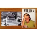 POSTCARDS x 2 POST CARD TRISTAN and AMERICA CANADIAN CLOTHING COMPANY.