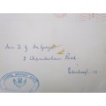 HOLYROODHOUSE PURSE BEARER DEPT. THE LORD HIGH COMMISSIONER EDINBURGH 1964 ROYALTY ROYAL MAIL.
