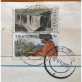 Registered Letter Post Office BRAUNVILLE LADY FRERE TRANSKEI to CAPE TOWN 1980 SOUTH AFRICA.