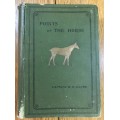 POINTS of the HORSE CAPTAIN M.H. HAYES 1922 4th EDITION NEW IMPRESSION HURST and BLACKETT ENGLAND.