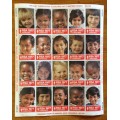 CHRISTMAS STAMPS SHEET RSA KERSFEES 1977 PREVENT TB in CHILDREN MULTI-RACIAL 20c CINDERELLAS.
