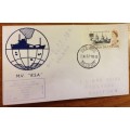 TRISTAN DA CUNHA=2/11/1967=M.V. R.S.A. SHIP=SG108=ovptd 4d on SG76=POSTED AT SEA OFF TRISTAN ISLAND.