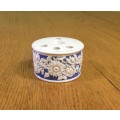 PORCELAIN DESKTOP PEN HOLDER BLUE and WHITE.