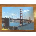 POSTCARD POST CARD JUMBO SNAPPY GOODRICH USA 3 cent CALIFORNIA SAN FRANCISCO GOLDEN GATE BRIDGE RARE