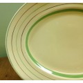 CLARICE CLIFF LARGE OVAL PLATTER 416mm long WILKINSON POTTERY PATTERN 1024 538 ENGLAND!!! ART DECO!!