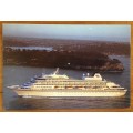 POSTCARDS x 2 POST CARDS CUNARD ROYAL VIKING SUN SAGAFJORD SHIP STEAMSHIP PASSENGER CRUISE LINER