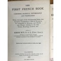 FIRST SECOND FIRST STEP IN FRENCH IDIOMS FRENCH BOOKS x 3 HENRI BUE 1922 1932.