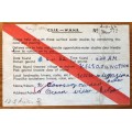 SOUTH AFRICAN C.S.I.R. POSTCARDS x 1 KELSO STATION 1962 OCEANOGRAPHIC GROUP CONGELLA NATAL.