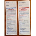 SOUTH AFRICAN POST OFFICE APPLICATION FOR MAIL DELIVERY SERVICE PRIVATE + BUSINESS UNUSED DOCUMENTS