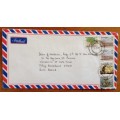 ZIMBABWE AIRMAIL LETTER BULAWAYO to CAPE TOWN 2008 MINING GOLD SMELTING CECIL HOUSE TREES.