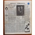 NEWSPAPER SUNDAY CHRONICLE JULY 19 1964 MINIATURE EDTION ROTAPRINTED 24 Pages SPORT NEWS ADS RUBGY.