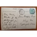 POSTCARD POST CARD CAPE of GOOD HOPE RONDEBOSCH to CYPHERGAT 1911 UNION SOUTH AFRICA PUTZEL 2/10.