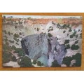 POSTCARD POST CARD KIMBERLEY `THE BIG HOLE` MINE MINING Sold in aid of the Red Cross CAPE PROVINCE