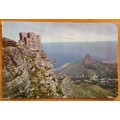POSTCARD POST CARD TABLE MOUNTAIN CABLEWAY CAPE TOWN CABLE CAR 16.11.1976 SPECIAL DATE STAMP EARLY!!