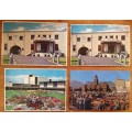 POSTCARDS x 9 CAPE TOWN SOUTH AFRICA CASTLE GROOT CONSTANTIA GRAND PARADE RAILWAY STATION TABLE MT.