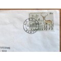 ZAMBIA LETTER from LUSAKA to BLOEMFONTEIN SOUTH AFRICA 26 JUNE 1979 KAPUE LECHWE ANTELOPE BOAT RIVER