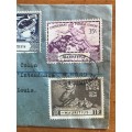 MAURITIUS UPU REGISTERED MAIL LOCALLY POSTED and DELIVERED 4 NOVEMBER 1949 NICE ITEM!!!
