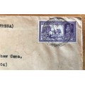 INDIA LETTER from BOMBAY to JOHANNESBURG SOUTH AFRICA 1939 + CONTENTS 2 LETTERS WRITTEN in HINDI?