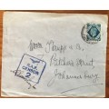 WWII CENSORED MAIL 194? R.A.F. CENSOR 2 SIGNED GREAT BRITAIN to JOHANNESBURG SOUTH AFRICA