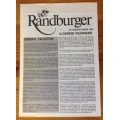 RANDBURGER OCTOBER 1983 ISSUED FREE BY TOWN COUNCIL of RANDBURG MUNICIPAL ACCOUNT 1983!!! HISTORY!!!