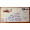 ANTARCTIC MARION ISLAND EMERGENCY CASE CACHET 1987 PAQUEBOT CAPE TOWN SHIP NEUTRON VOYAGE 49 RSA