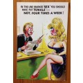 POSTCARD POST CARD BAMFORTH COMIC SERIES HOLMFIRTH YORKSHIRE ENGLAND No. 486 !!!!!!!!!!!!!!!!!!!!!!!