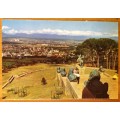 POSTCARDS x 2 POST CARD CAPE TOWN HOUSES OF PARLIAMENT with cds 1983 RHODES MEMORIAL VIEW.