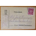 FELDPOSTKARTE 439 x 4 AUSTRIA WWI ÖSTERREICH FIELD POST CARD 1918 to CZECHOSLOVAKIA WORLD WAR ONE.