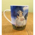 MUG PORCELAIN TEA COFFEE HILARIOUS SHEEP PATTERN STUNNING EXCELLENT CONDITION!!!!