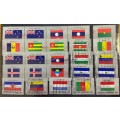 UNITED NATIONS 89 STAMPS all USED 1980 FLAG countries SERIES OTHERS MIXED BLOCKS of 4 NICE SELECTION