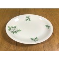 PLATTER OVAL LARGE GRINDLEY MADE in ENGLAND FLOWERS FLORAL circa 1954.