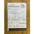 SOUTH AFRICAN AIRWAYS SAA PART TICKET WINDHOEK to JOHANNESBURG BOARDING PASS.